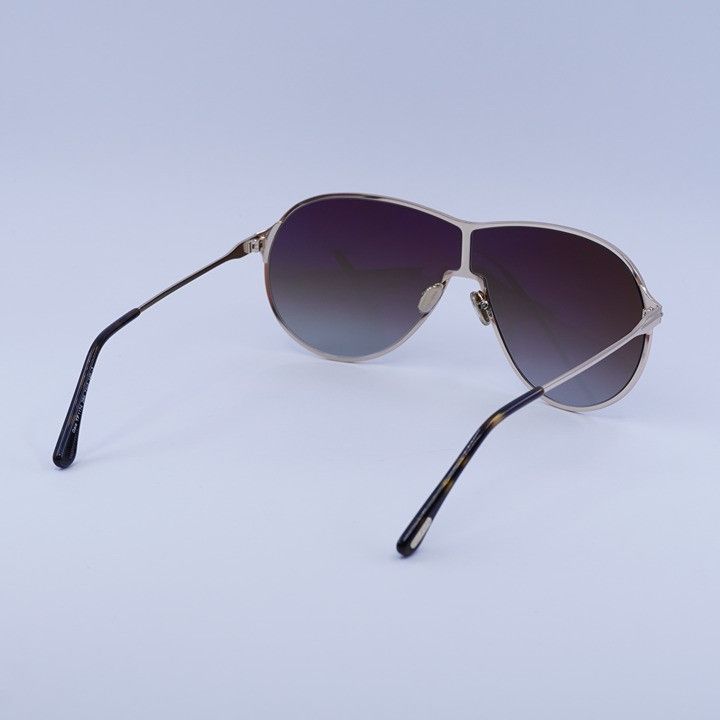 Tom Ford Tom Ford Gaia FT1174 28K Sunglasses Rose Gold Aviator Frame Size ONE SIZE - 3 Thumbnail