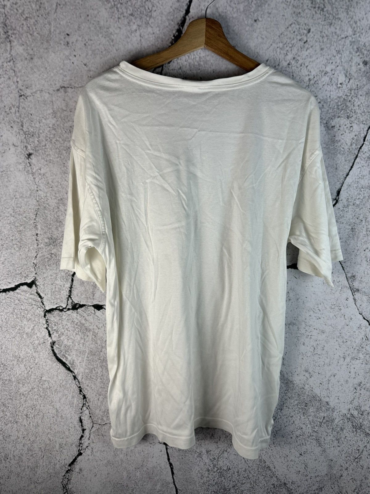 MCM MCM White Embroidered Pocket Tshirt Size US L / EU 52-54 / 3 - 2 Thumbnail