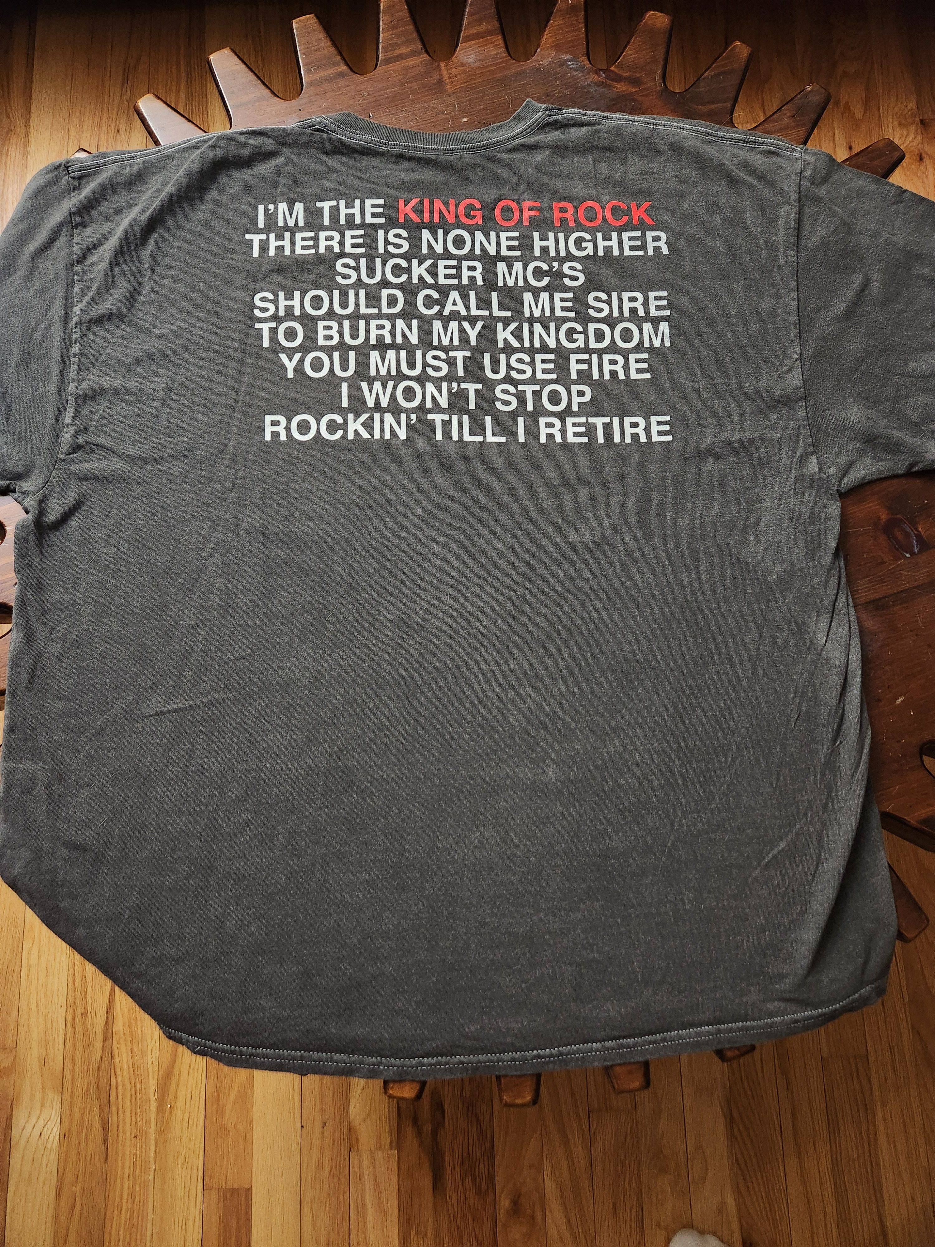 RUN DMC RUN DMC "Kings of Rock" - Grey. Size US XXL / EU 58 / 5 - 4 Thumbnail