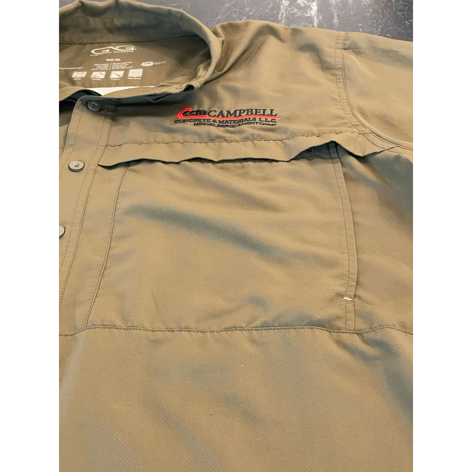 Other Game Guard Outdoors Olive Green Button up 2XL Size US XXL / EU 58 / 5 - 10 Thumbnail