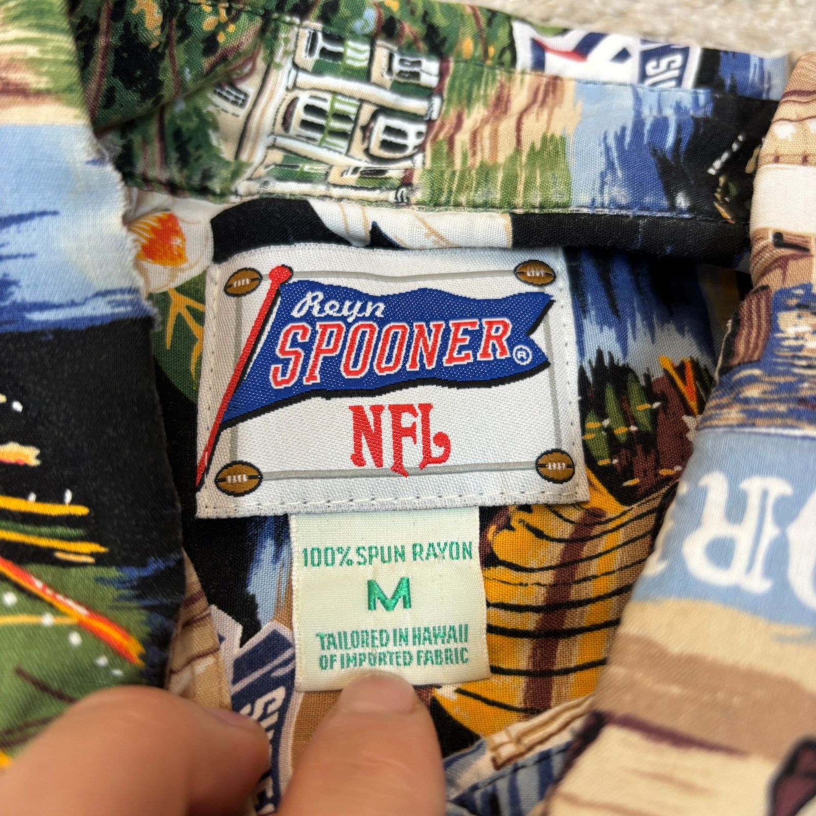 NFL × Reyn Spooner Reyn Spooner NFL New Orleans Super Bowl XXXVI Shirt Medium Size US M / EU 48-50 / 2 - 4 Thumbnail