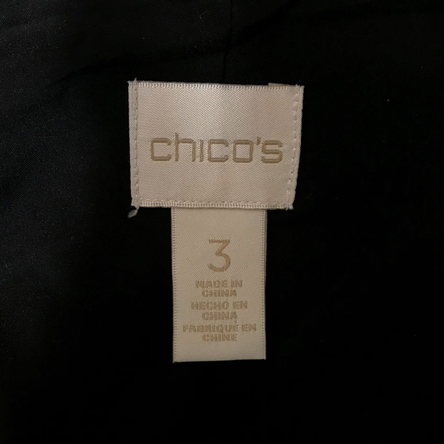 Vintage VINTAGE? No. Chicos Black White Stripe Double Breasted Blazer Women Size 3 -> CHICOS Black White Stripe Double-Breasted Blazer Women Size 3 Size XS / US 0-2 / IT 36-38 - 7 Thumbnail