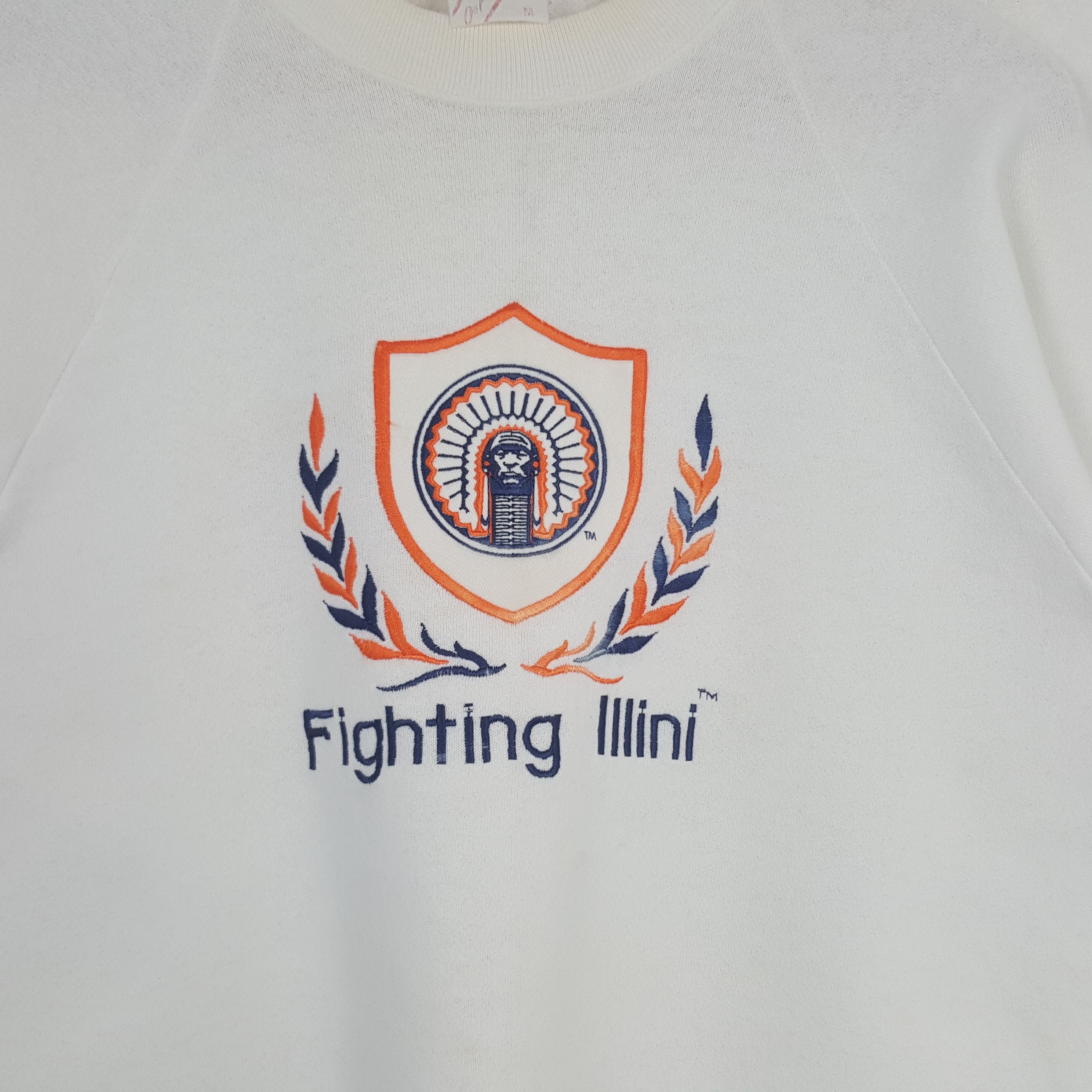 NBA × Vintage Vintage Fighting Illini Basketball Team Sweatshirt Size US L / EU 52-54 / 3 - 2 Thumbnail