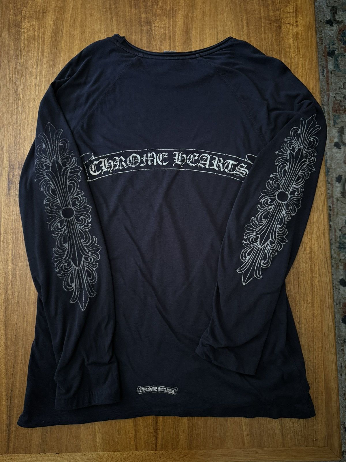 Chrome hearts Floral cross vintage longsleeve