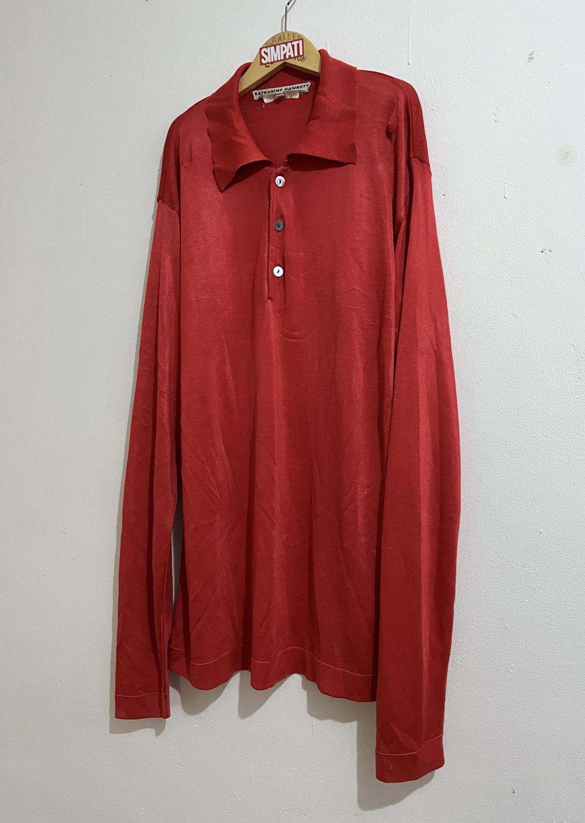 Katharine Hamnett London Vintage Katharine Hamnett London Long Sleeve T-shirt Size US M / EU 48-50 / 2 - 3 Thumbnail