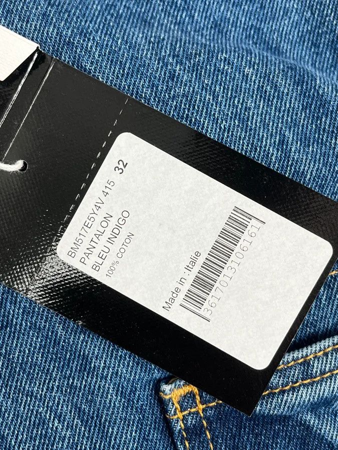 Givenchy AW2023 Givenchy Indigo Blue Cargo Denim Jeans By Matthew Williams Size US 32 / EU 48 - 12 Thumbnail