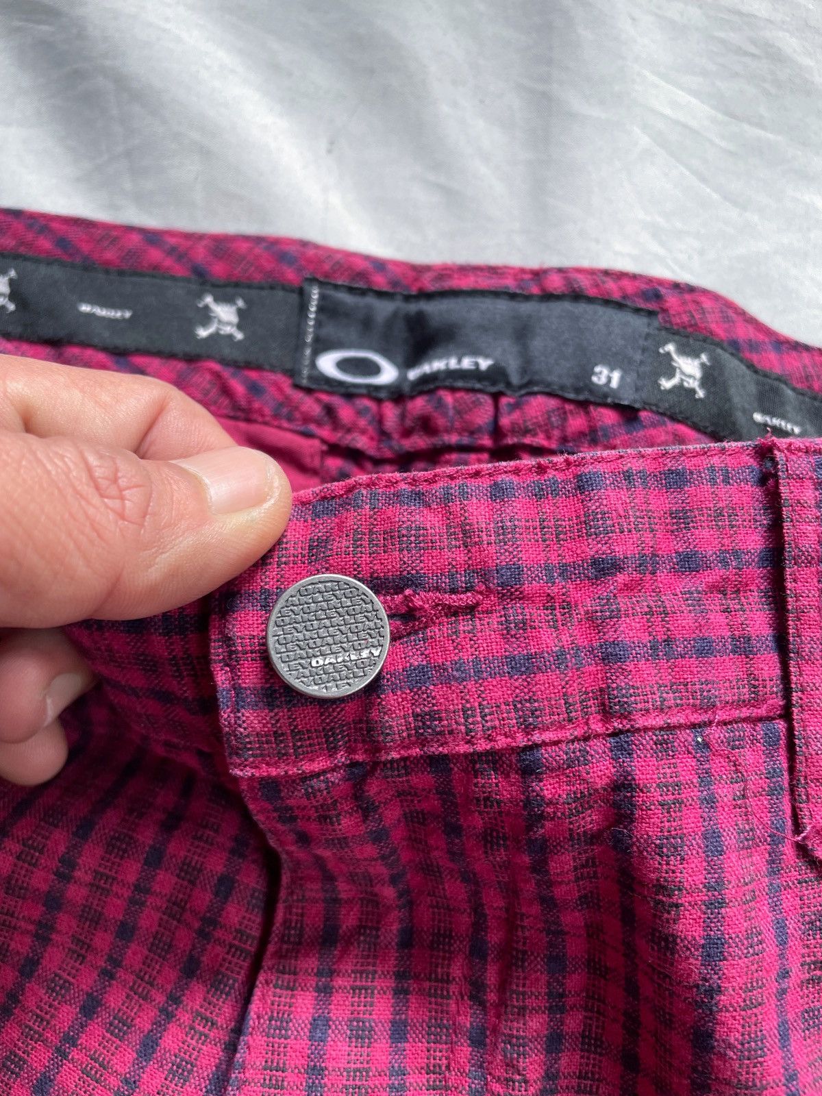 Oakley OAKLEY PLAID PUNK STYLE PANTS Size US 30 / EU 46 - 5 Thumbnail