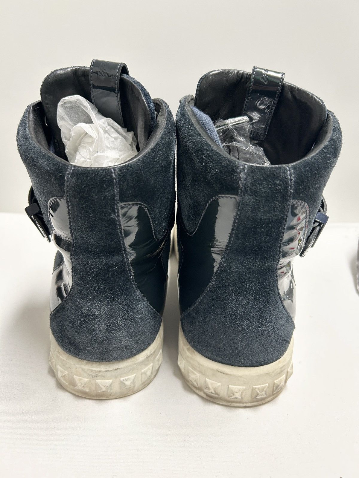 Balmain 2012 Buckle High Top Sneakers Size US 10 / EU 43 - 9 Thumbnail