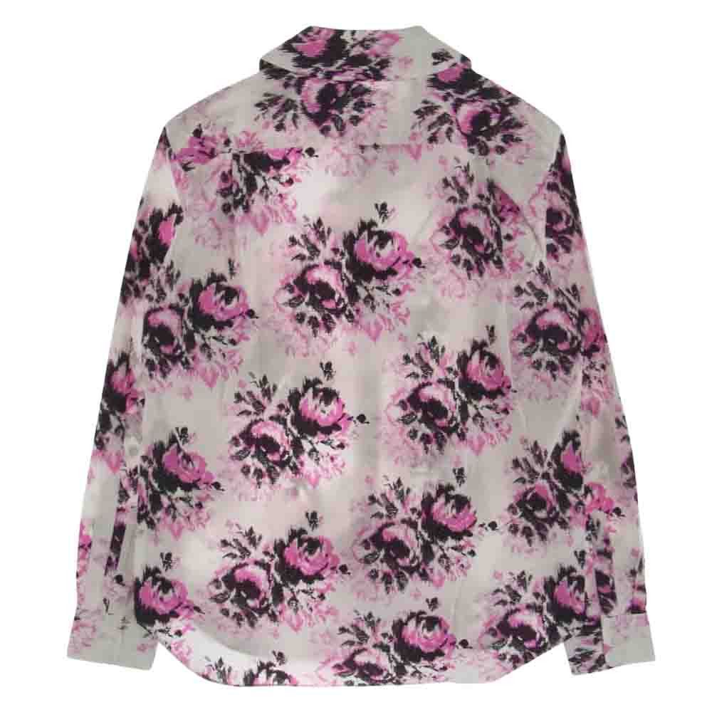 Comme des Garcons Homme Plus Shirt Flower Print All-Over Floral Long Sleeve White Pink Size US XS / EU 42 / 0 - 2 Thumbnail