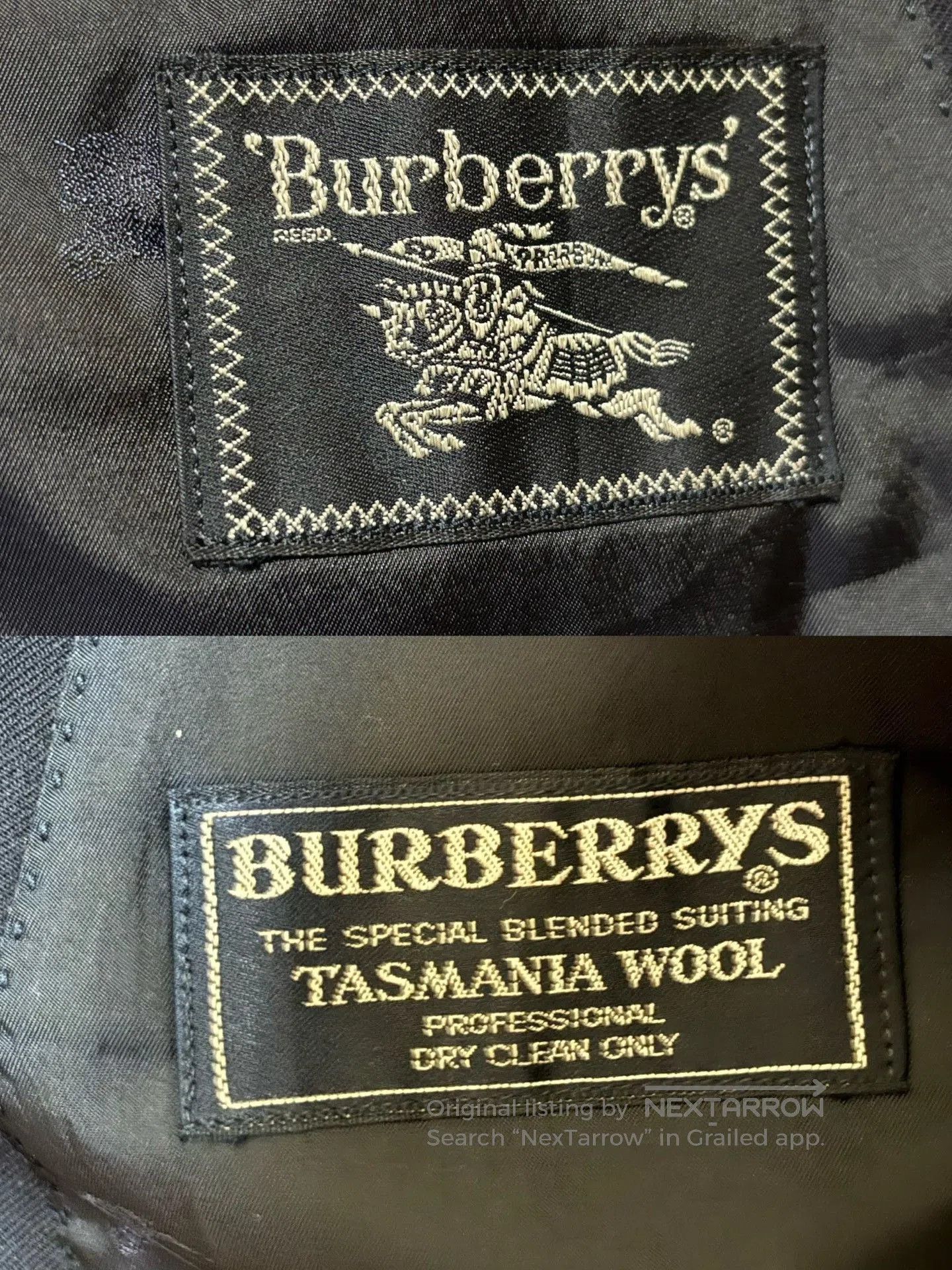 Burberry Burberry Men's Wool Double-Breasted Suit. Size US M / EU 48-50 / 2 - 7 Thumbnail