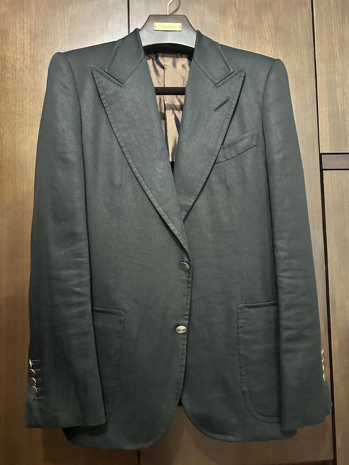 Tom Ford $8k like NEW Tom Ford super fine linen blazer D cut EU50 Size 50R - 1 Thumbnail