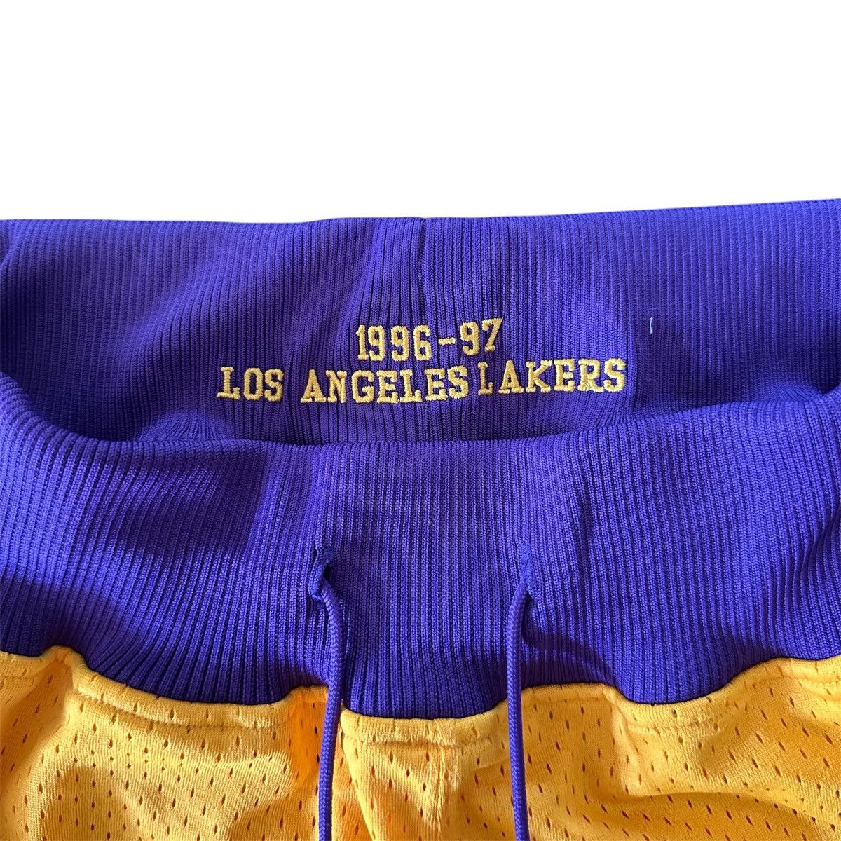 Just Don × Mitchell & Ness Brand New Rare Los Angeles Lakers Just Don Shorts M Size US 32 / EU 48 - 7 Thumbnail