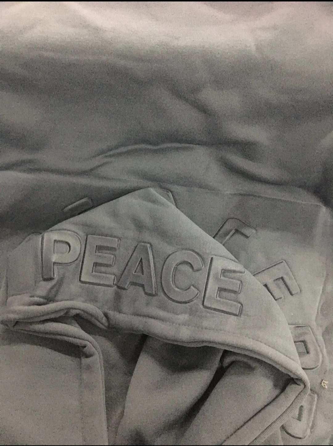 Japanese Brand Peace Patchwork Loose Pullover Hoodies Size US L / EU 52-54 / 3 - 3 Thumbnail