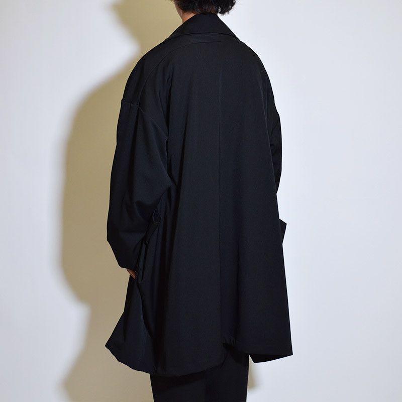 Yohji Yamamoto Yohji Yamamoto Pour Homme - WOOL GABARDINE SMOOTH COAT Size US M / EU 48-50 / 2 - 18 Thumbnail