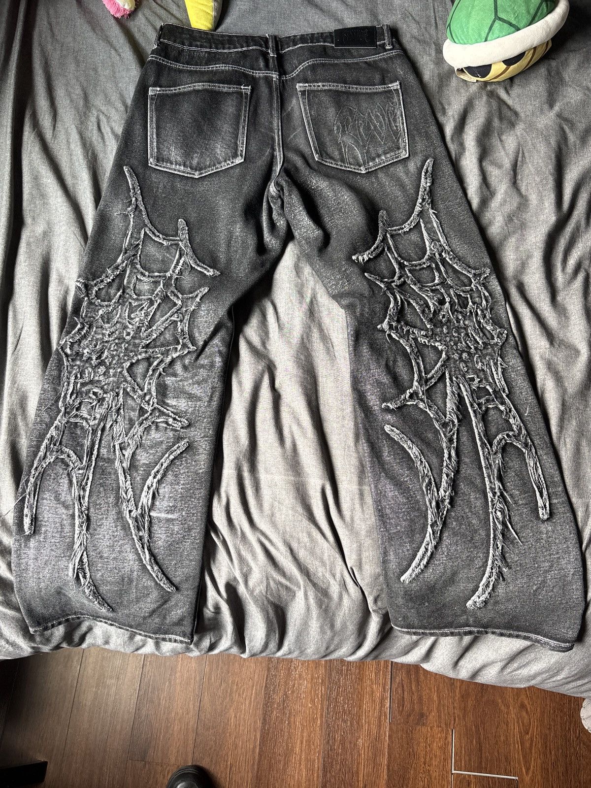 Revenge REVENGE WAXED DENIM SPIDERWEB Size US 34 / EU 50 - 2 Thumbnail