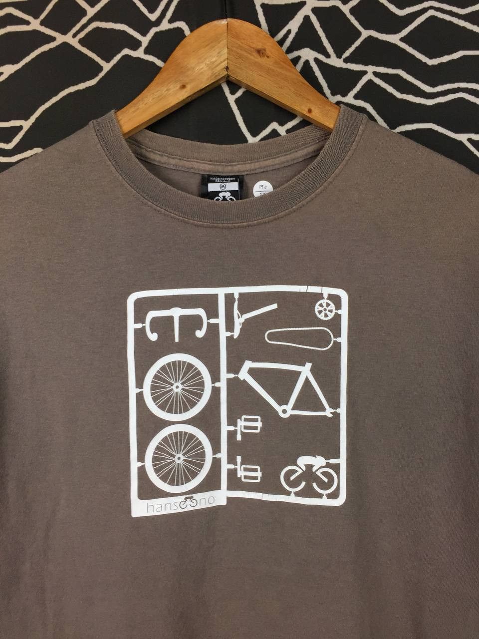 Vintage Vtg Hanseeno Cycling Apparel Bicycle Parts Kit Graphic Tee Size US M / EU 48-50 / 2 - 3 Thumbnail