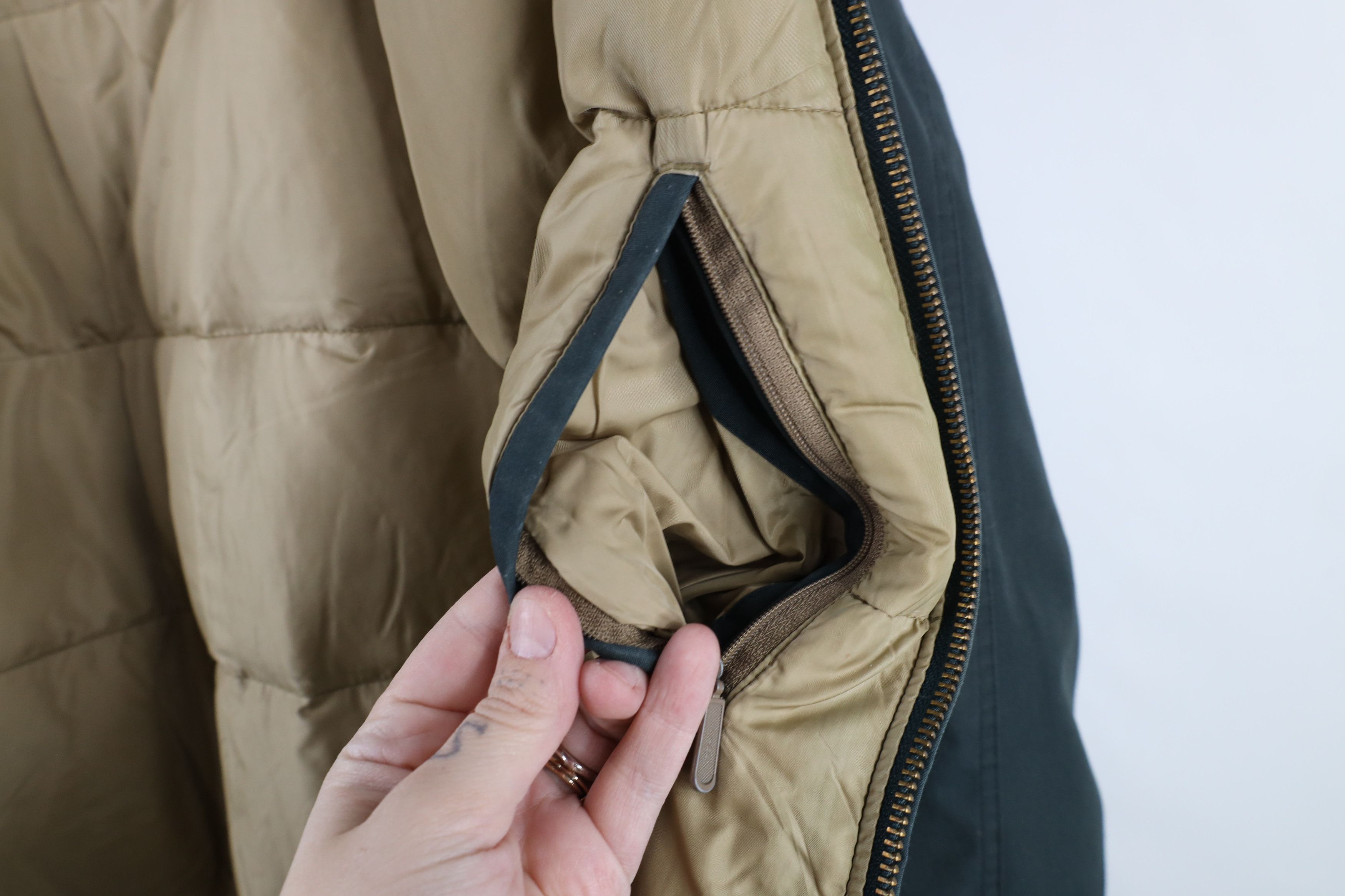 Eddie Bauer × Vintage Vintage 90s Eddie Bauer Duck Down Puffer Jacket Green Size US S / EU 44-46 / 1 - 14 Thumbnail