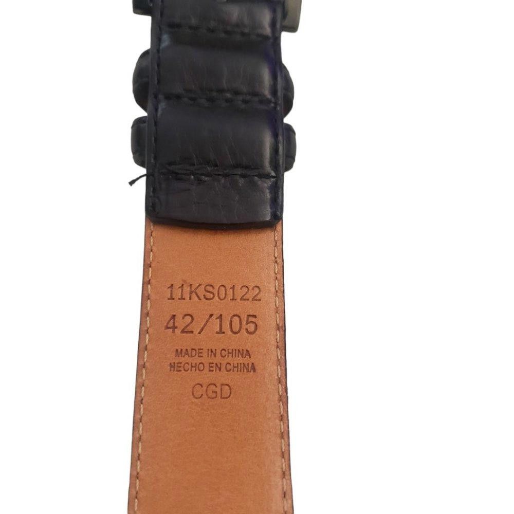 Kirkland Signature Kirkland Men's Leather Belt 40" Size ONE SIZE - 7 Thumbnail