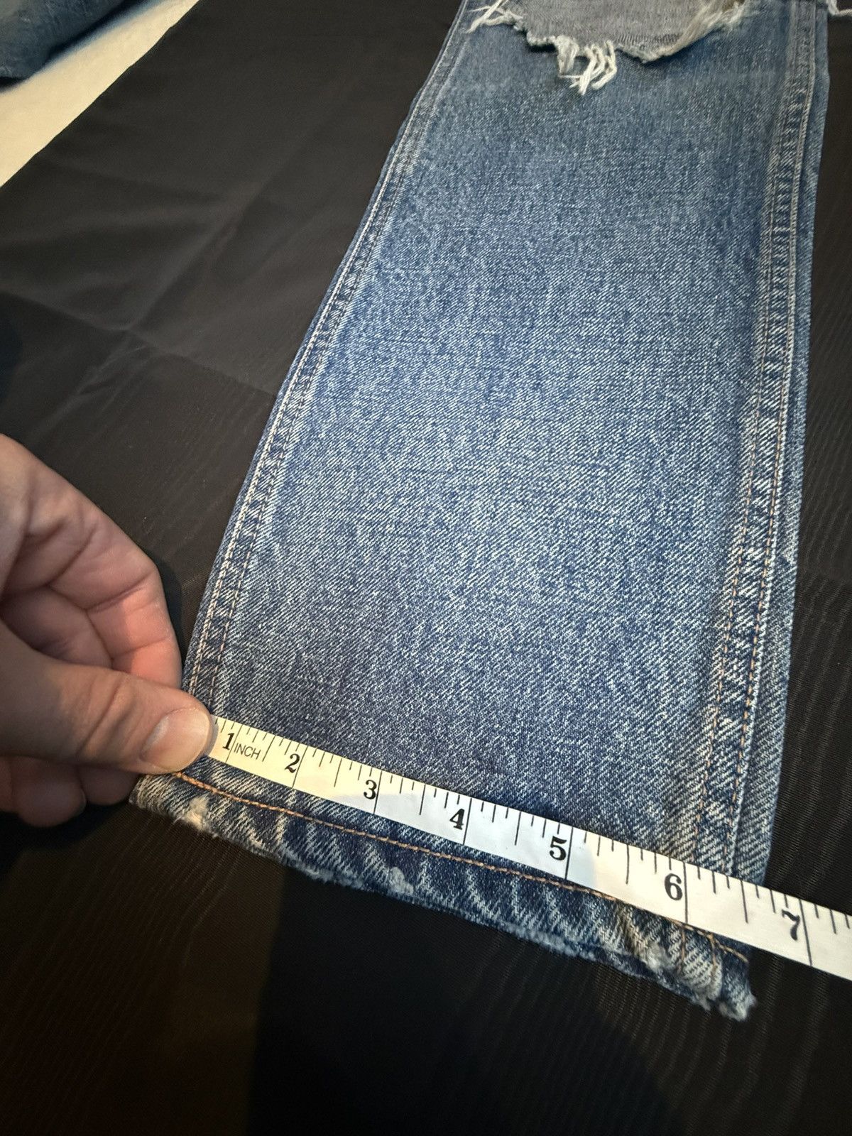Celine FW20 Celine knee blowout Hedi Slimane union wash jeans 29 Size US 29 - 8 Thumbnail