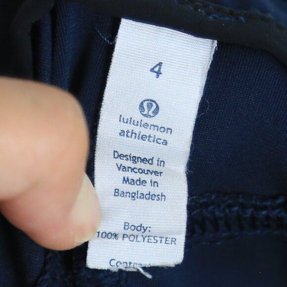 Lululemon Lululemon Bust A Move Pants Moto Slim Fit Stretchy Inkwell Size 27" / US 4 / IT 40 - 3 Thumbnail