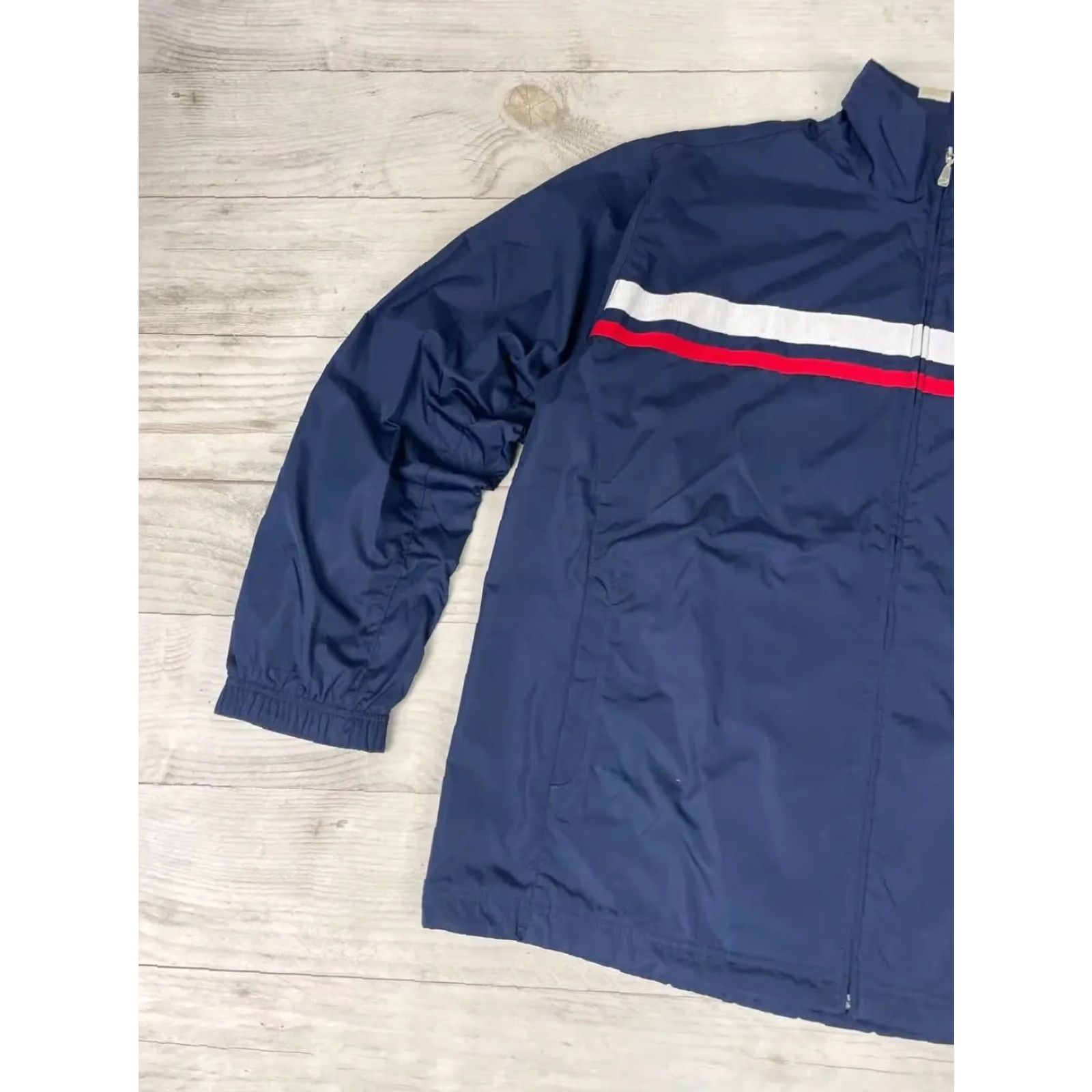 Nike VINTAGE Nike Tracksuit Jacket And Pants 2XL Men Blue Nylon Zip Activewear 2 Piece Set Size 48R - 5 Thumbnail