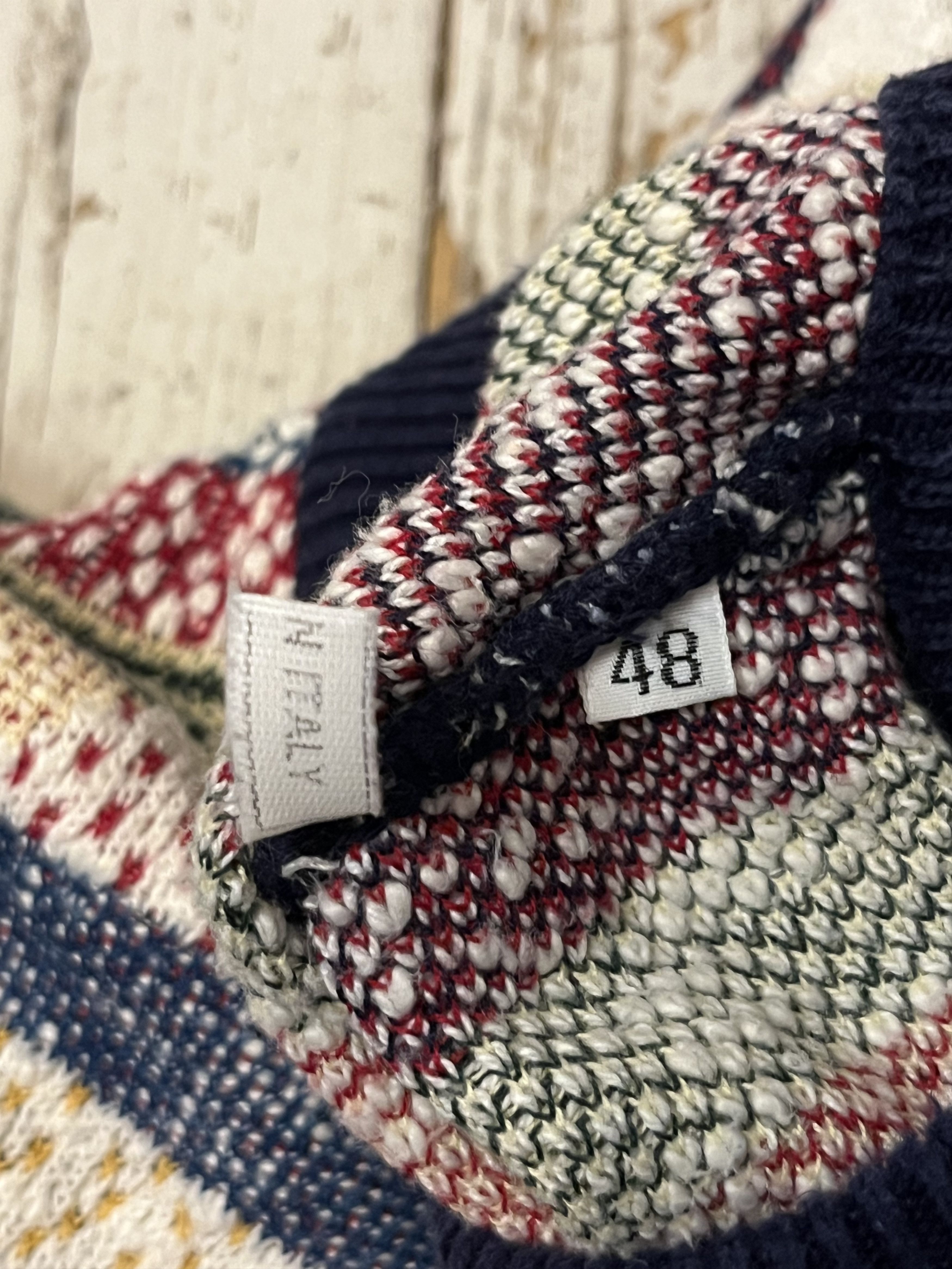 Hugo Boss × Vintage Vintage 80/90s Hugo Boss Multicolour Knitwear Sweater Size US M / EU 48-50 / 2 - 6 Thumbnail