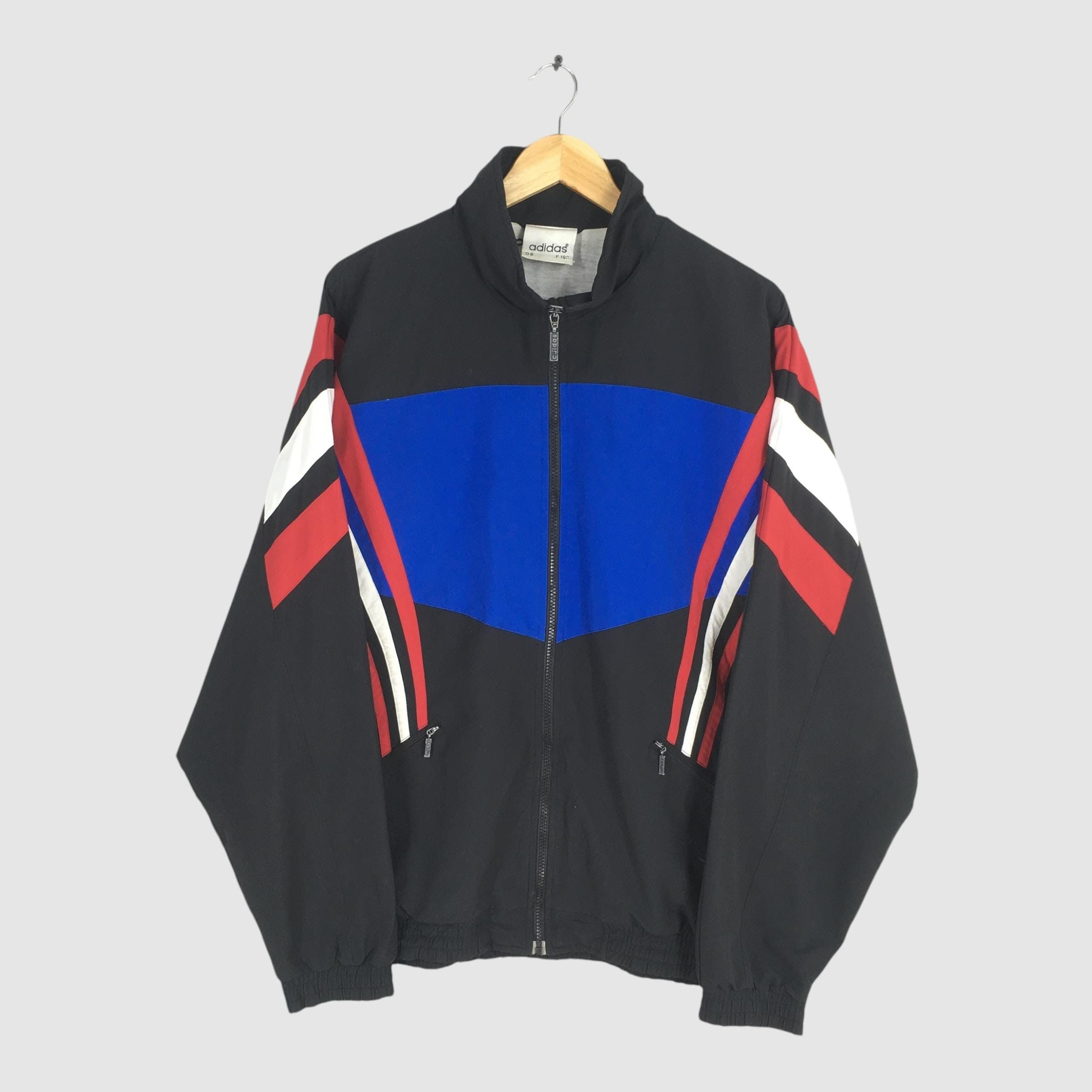 Vintage 1990s Adidas Equipment Windbreaker France Jacket L