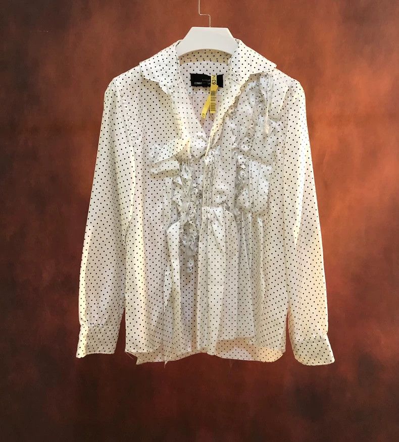 Comme des Garcons Comme Des Garcons White polka dot shirt 2503-Nextarrow Size M / US 6-8 / IT 42-44 - 1 Thumbnail