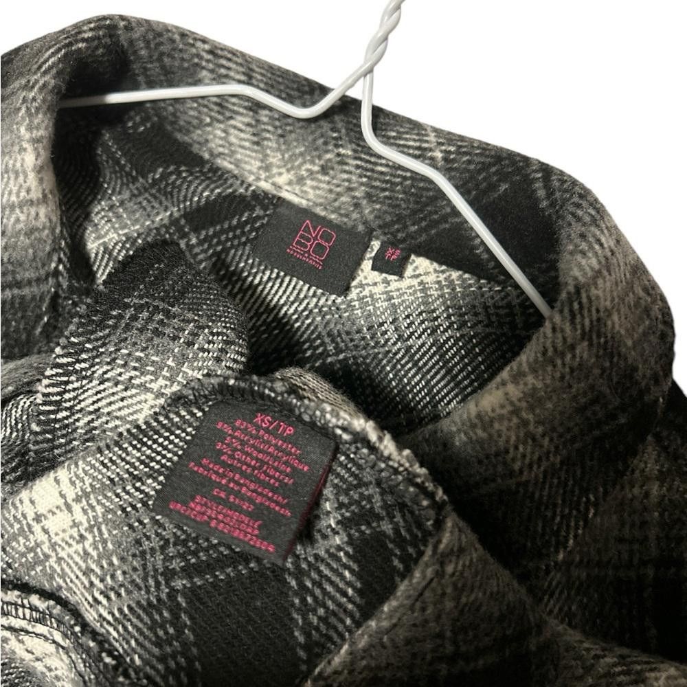 Rap Tees NOBO XS/TP Black and White Plaid Jacket Size S / US 4 / IT 40 - 4 Thumbnail