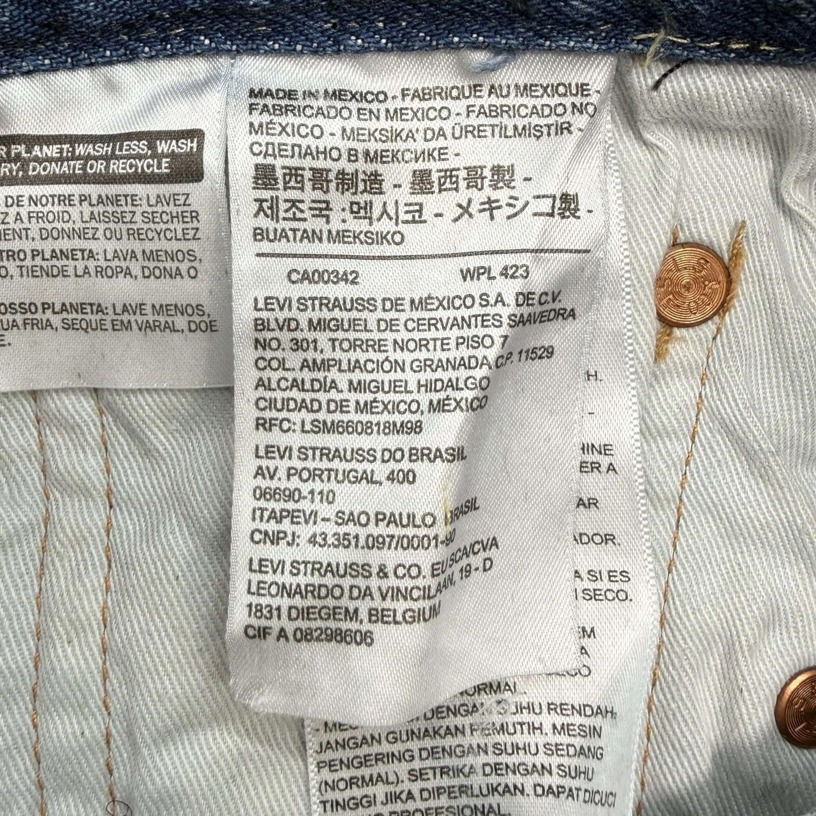 Levi's Denim Tears Levi's 501 Cotton Wreath Jeans Red Clay 27 Size US 27 - 8 Thumbnail