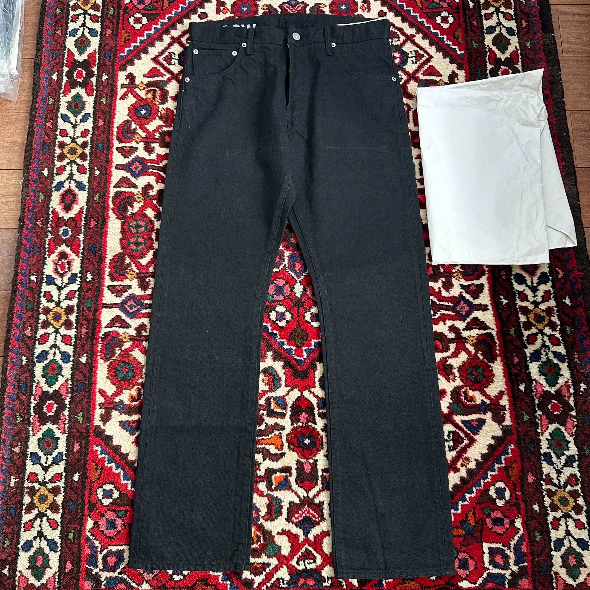 Visvim visvim 22ss 01.2OW CMYK Black Jeans W32 L30 Size US 32 / EU 48 - 4 Thumbnail