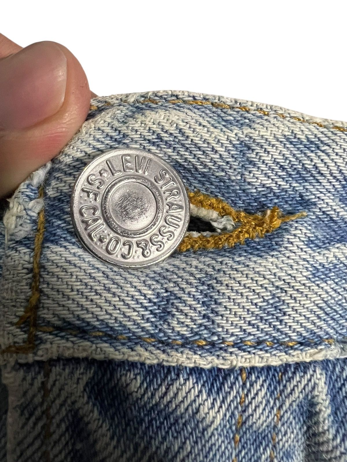 Levi's Vintage Levis 501 Patchwork Faded Jean Size US 30 / EU 46 - 12 Thumbnail