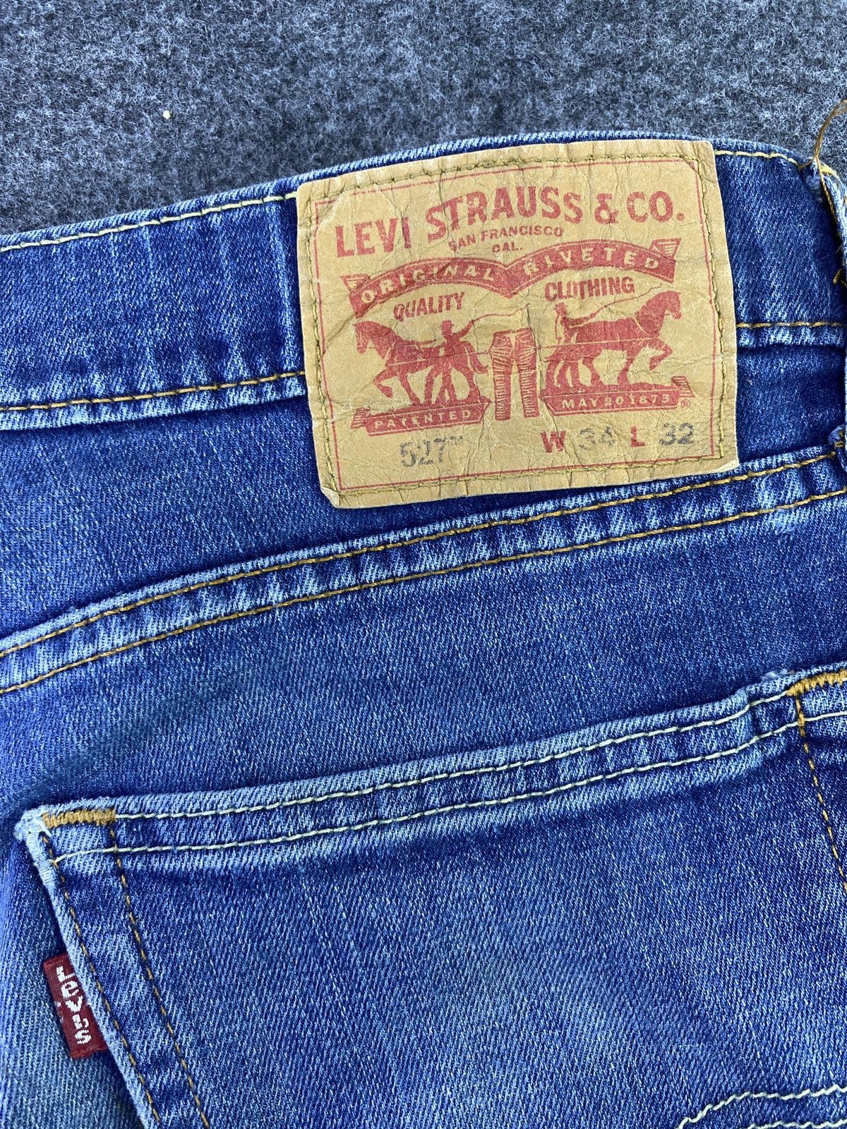Levi's Vintage Levi's 527 Blue Wash Jeans - J842 Size 36" / US 14 / IT 50 - 6 Thumbnail
