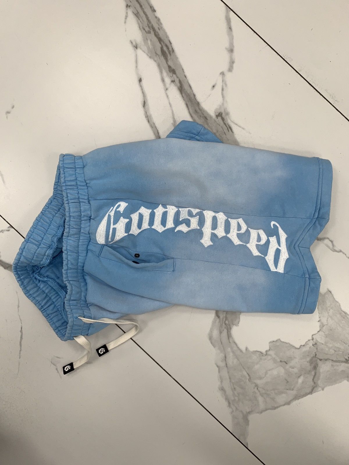 Godspeed Godspeed Courtside Shorts "Cloud Blue" Size US 32 / EU 48 - 2 Thumbnail