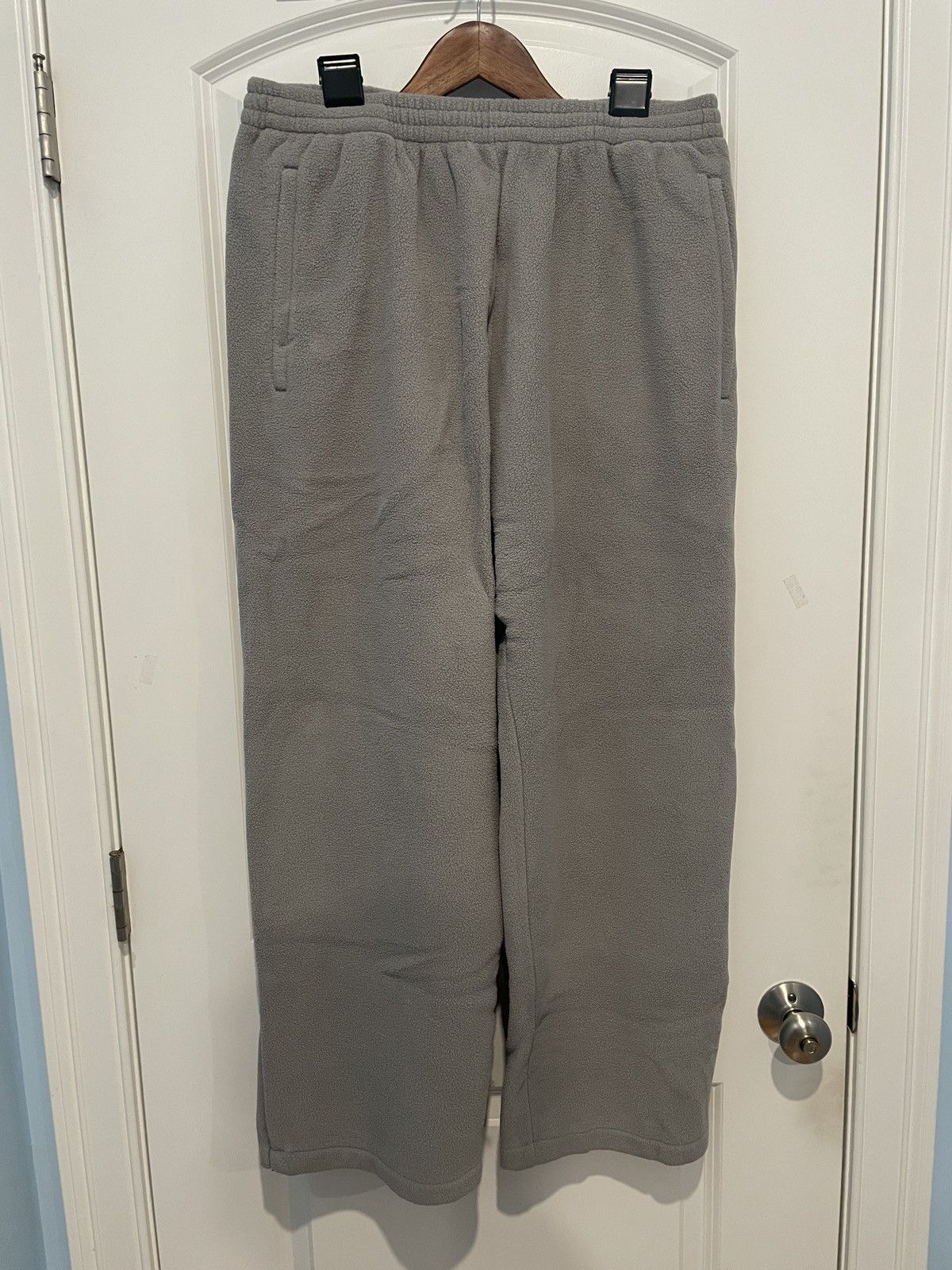 Gap × Kanye West × Yeezy Yeezy Gap Polar Fleece Zip Sweatpants Light Gray Size Large Size US 34 / EU 50 - 1 Thumbnail