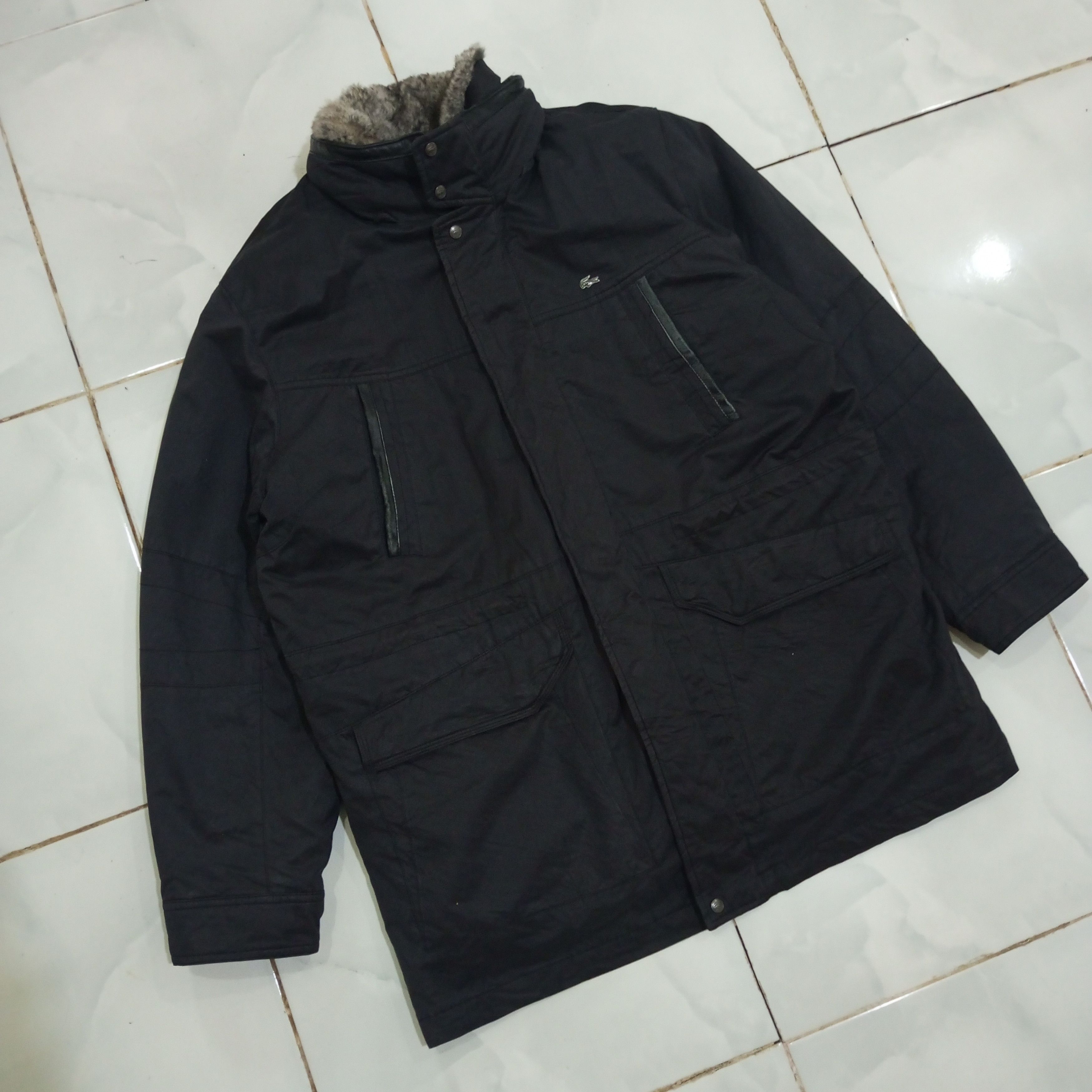 Japanese Brand × Lacoste Lacoste wax 2 layer jacket vintage Size US L / EU 52-54 / 3 - 3 Thumbnail