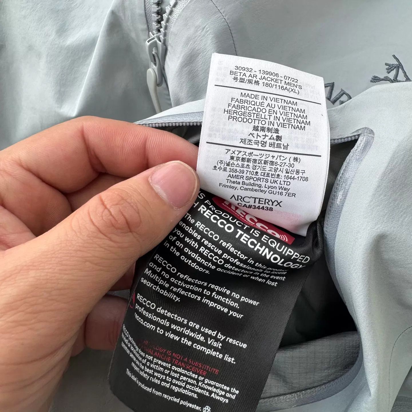 Arc'teryx Arc'teryx BETA AR Cloud Blue XL Like New Size US XL / EU 56 / 4 - 7 Thumbnail