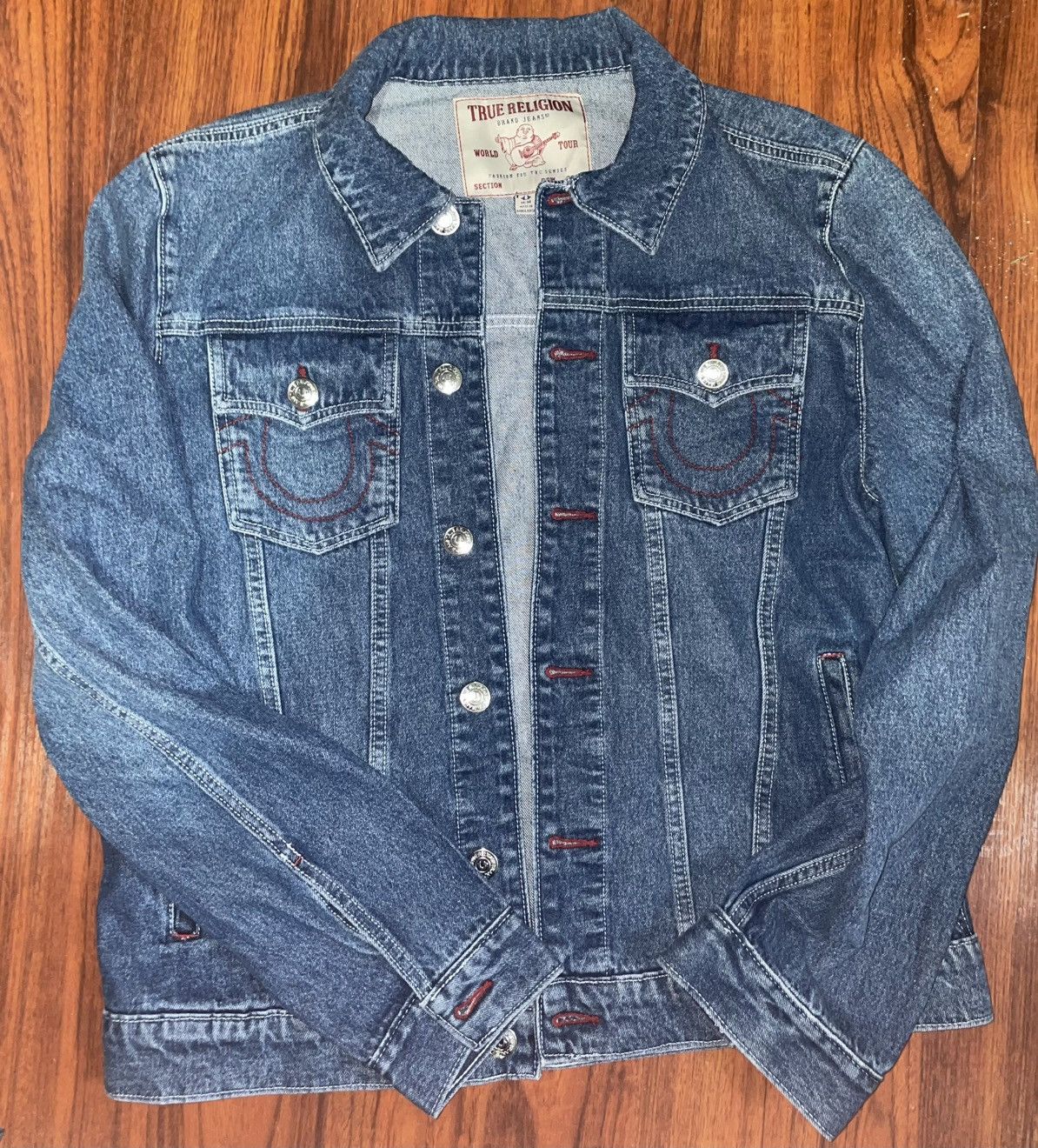 True Religion True Religion Denim Trucker Jacket Size US L / EU 52-54 / 3 - 1 Thumbnail