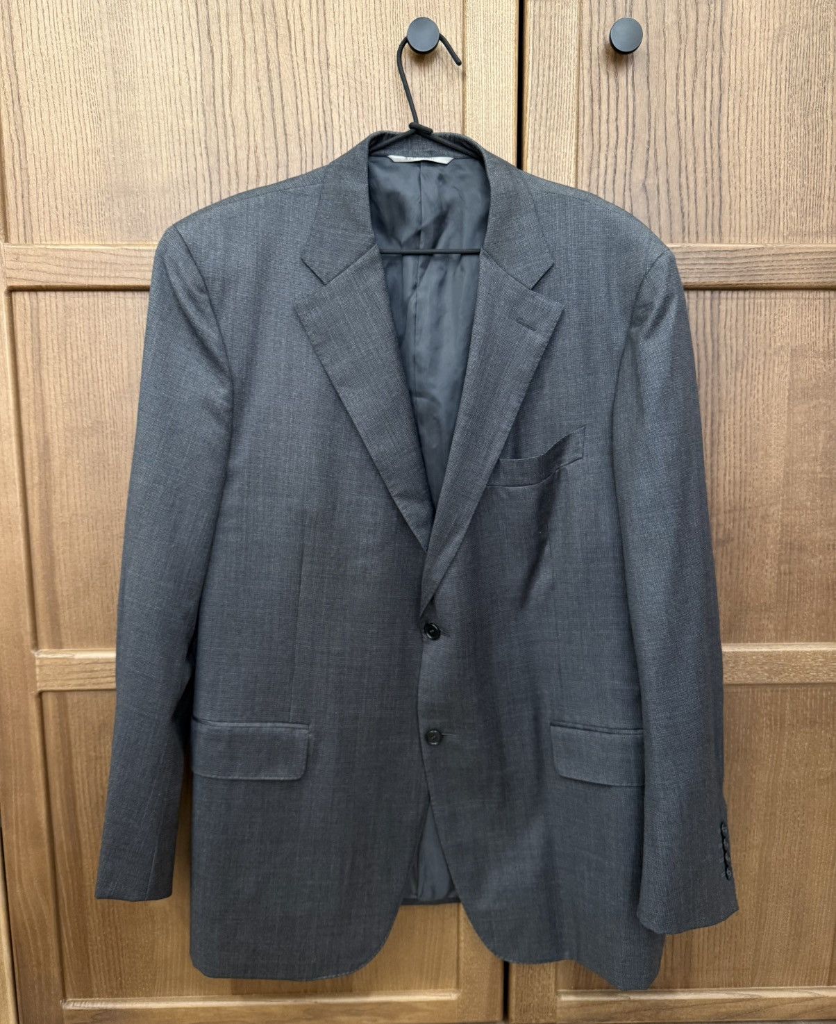 Canali Canali Gray Classic Blazer Two Button Size 48R - 1 Thumbnail