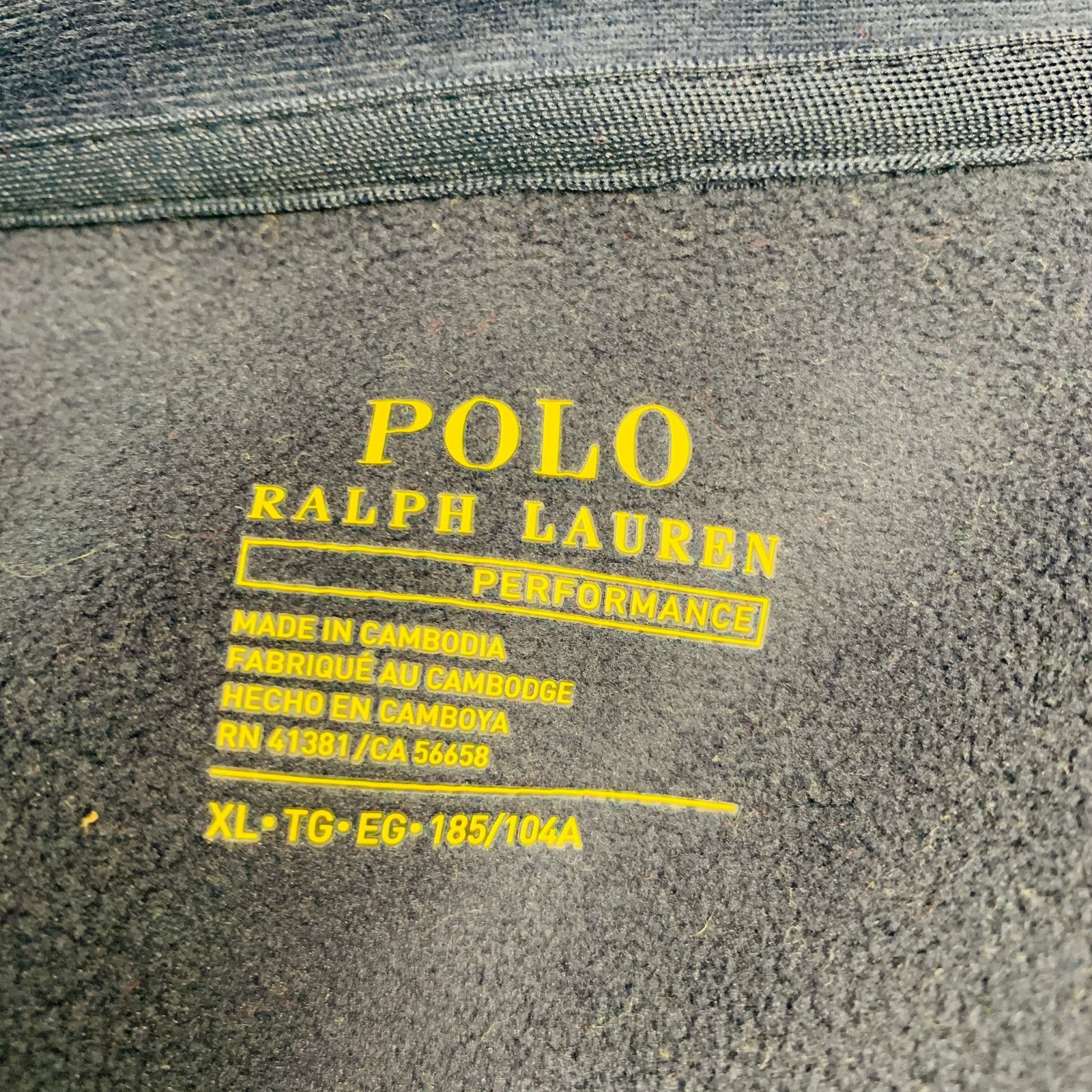 Ralph Lauren Size XL Navy Blue Camo Polyester Elastane Jacket Size US XL / EU 56 / 4 - 5 Thumbnail