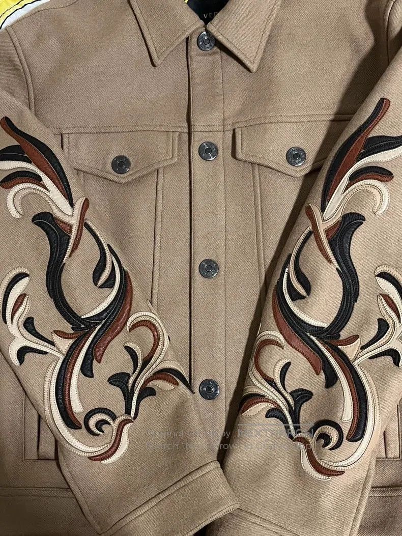 Versace Versace Runway Alpaca Leather Jacket. Size US L / EU 52-54 / 3 - 5 Thumbnail