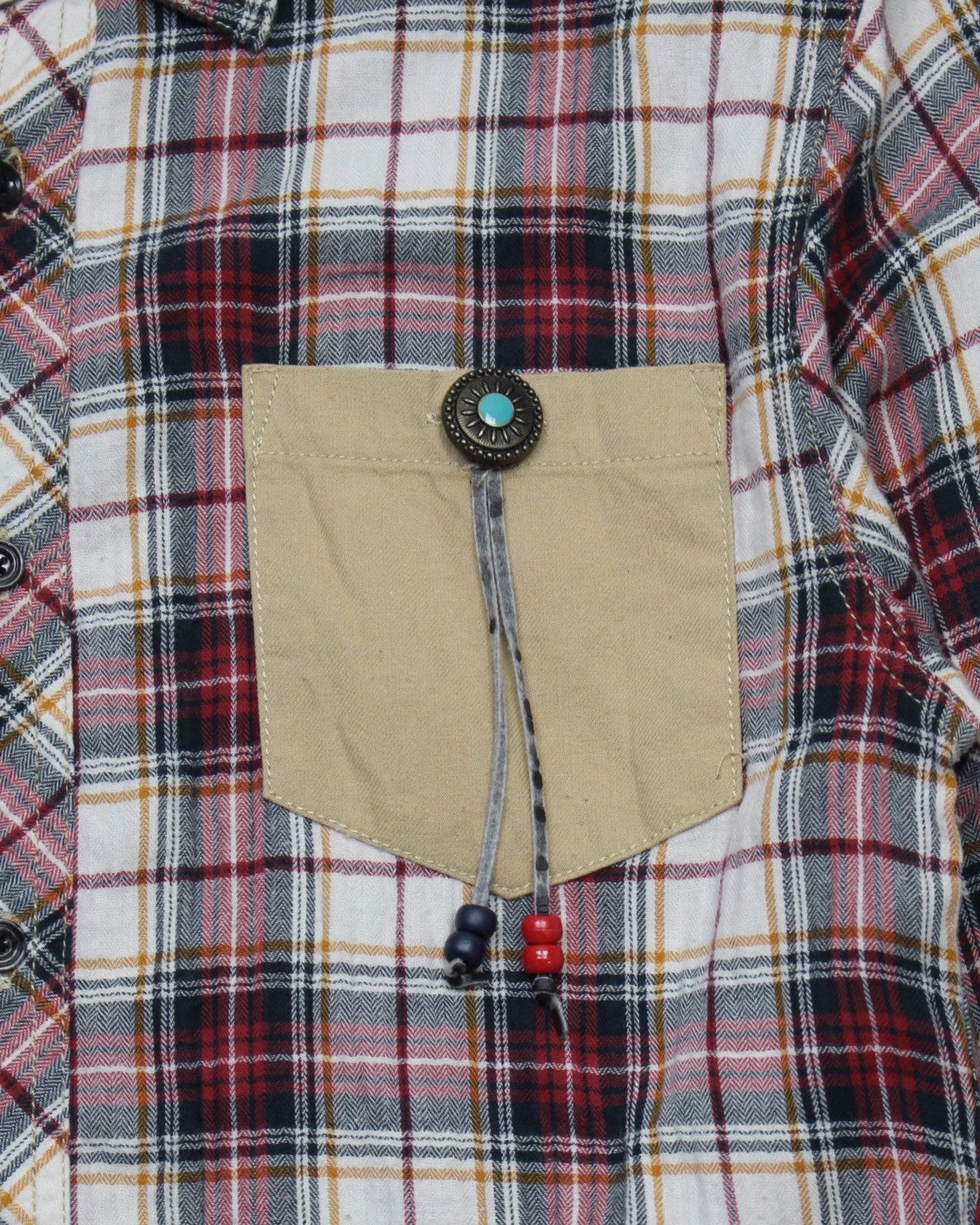 semanticdesign 2000S SEMANTIC DESIGN NATIVE-INSPIRED FLANNEL SHIRT Size US M / EU 48-50 / 2 - 5 Thumbnail