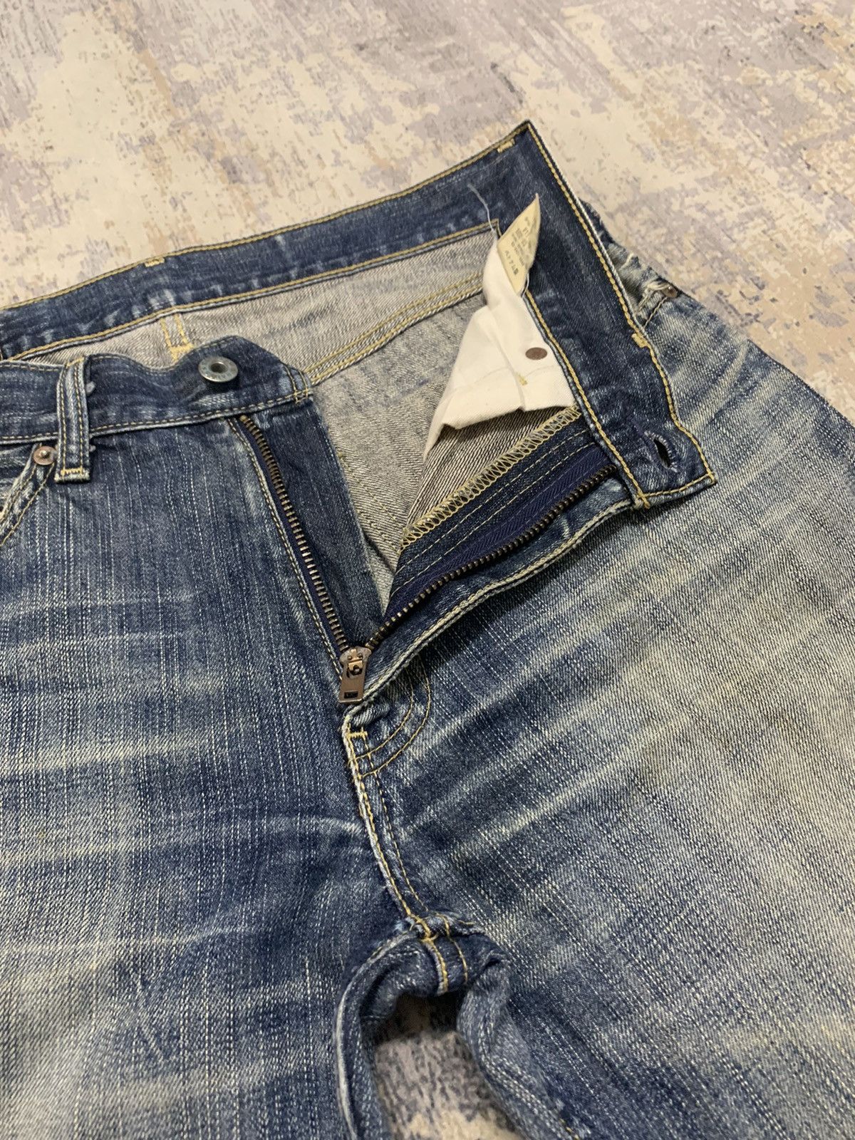 Levi's LEVIS 502 STONE WASH DISTRESSED DENIM JEANS Size US 31 - 7 Thumbnail