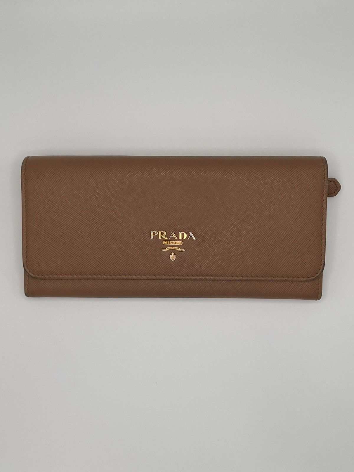 Prada Prada Large Saffiano Leather Wallet Size ONE SIZE - 1 Thumbnail