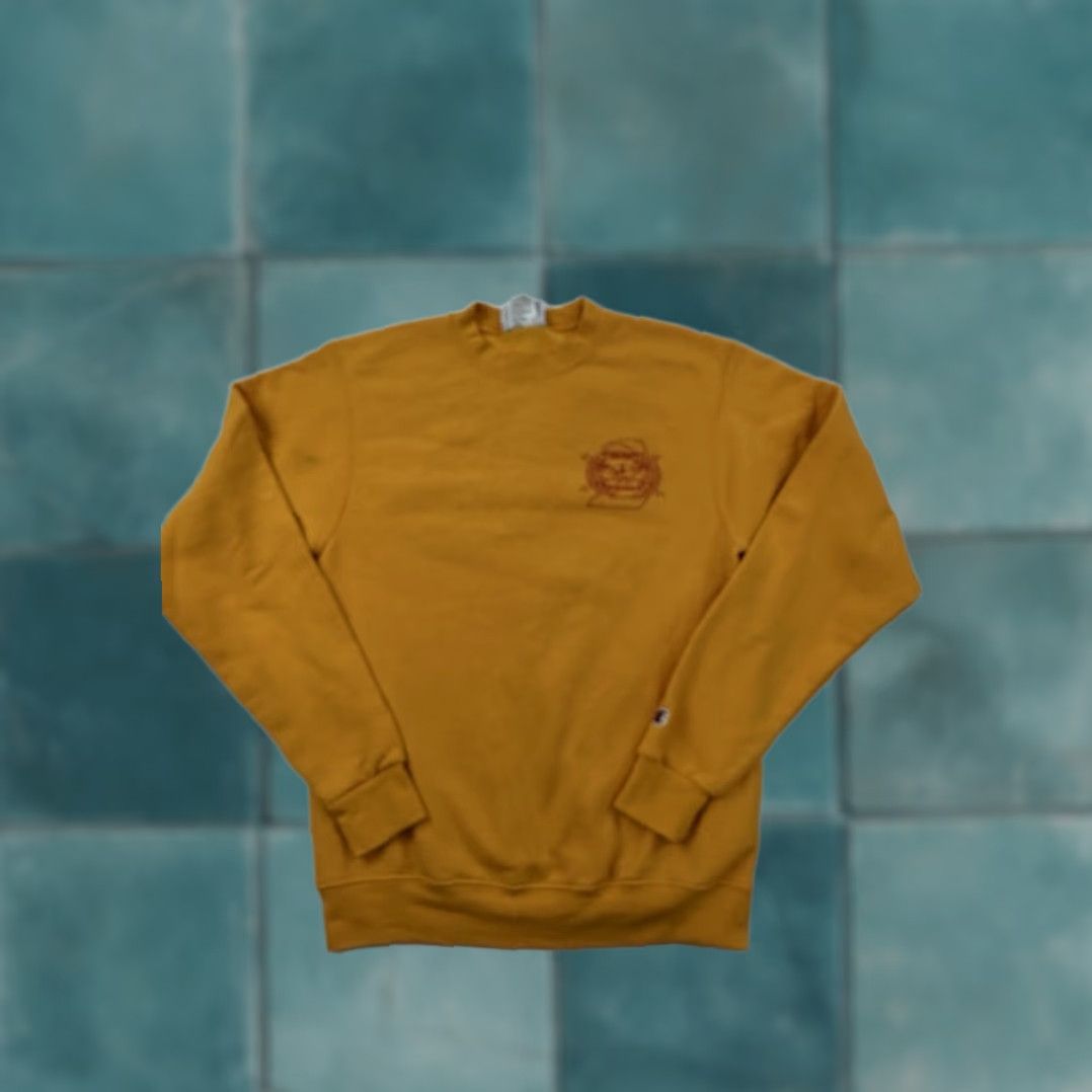 Champion VINTAGE Marines Corps Champion Sweatshirt Mens Small Yellow 90s Size US S / EU 44-46 / 1 - 1 Thumbnail