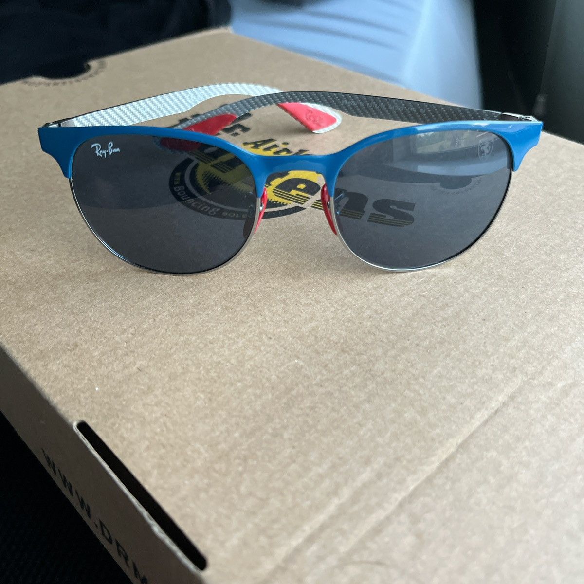 RayBan Ray-Ban Ferrari Carbon Fiber Sunglasses Size ONE SIZE - 1 Thumbnail