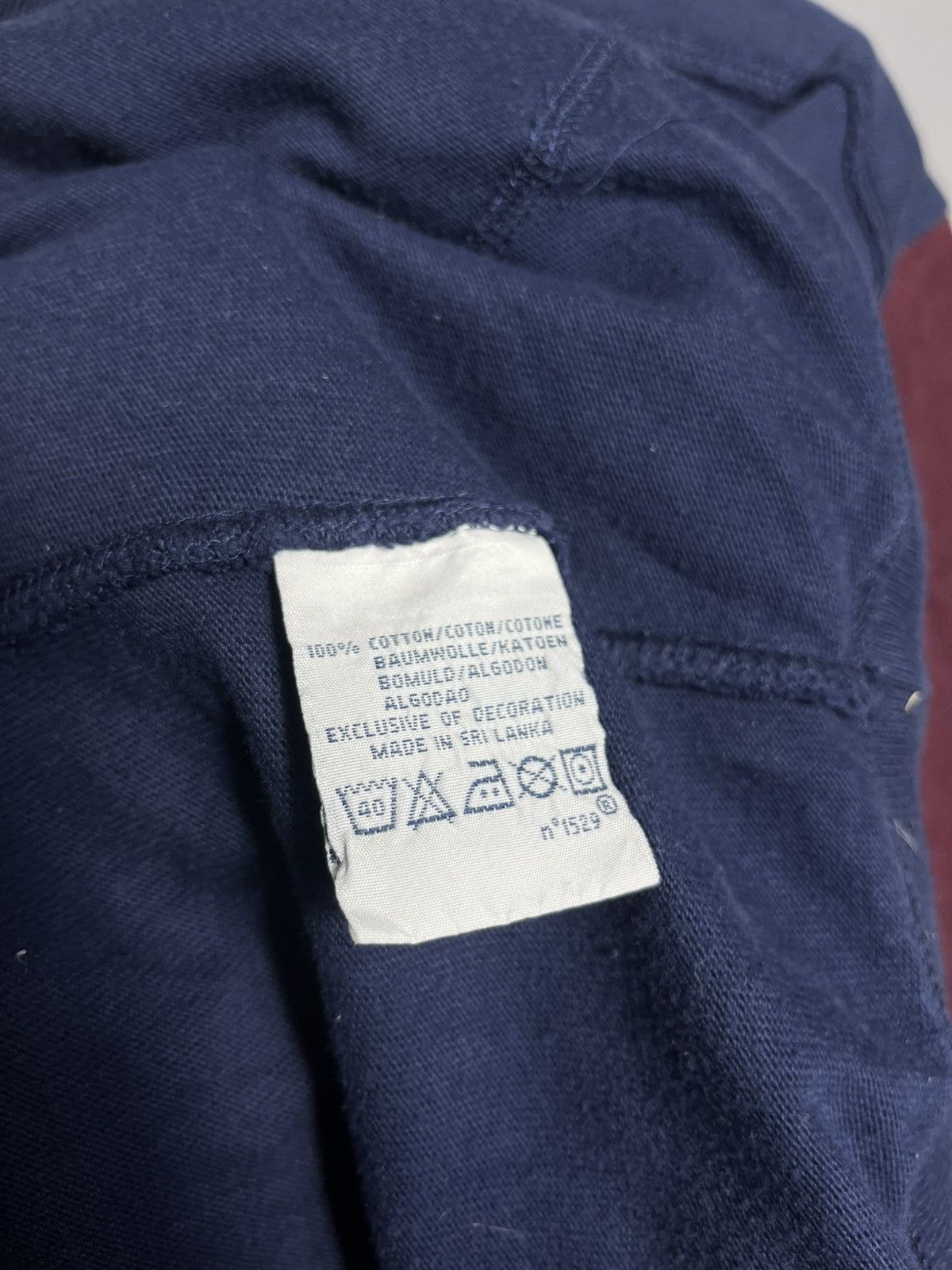 Vintage POLO RALPH LAUREN POLO / RUGBY VINTAGE STYLE HOODIE PULLOVER Size US L / EU 52-54 / 3 - 8 Thumbnail