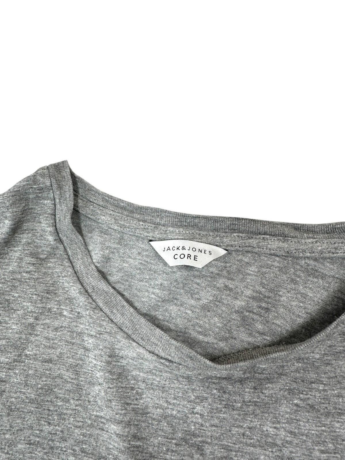 Jack & Jones Jack & Jones T-Shirt Men's UK Size L Grey Graphic Print Size US M / EU 48-50 / 2 - 6 Thumbnail