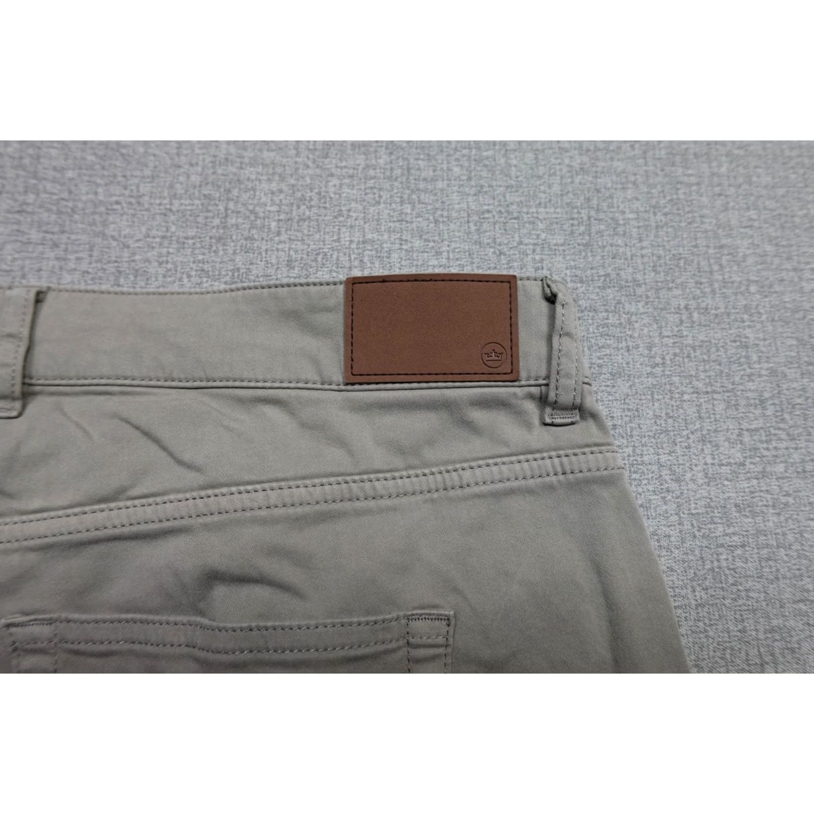 Peter Millar Peter Millar Signature Sateen Chino Pants Mens 40x30 Gray Classic Fit Stretch Size US 40 / EU 56 - 2 Thumbnail