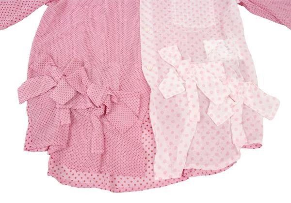 Comme des Garcons Comme Des Garcons Pink Vintage Polka-Dot Bow Design Shirt Size M / US 6-8 / IT 42-44 - 6 Thumbnail